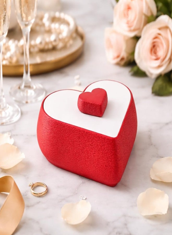 CUBIX3D Heart Gift Box with Lid - Valentine Special Romantic Gift for Girlfriend, Wife & Partner | Love Storage Box for Rings, Notes & Surprise Gifts | Valentine Home Décor - Image 3
